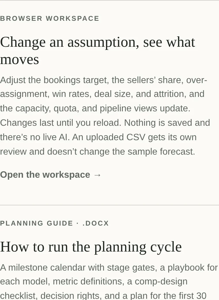 The browser workspace and planning guide listed on the AOP in a Box page